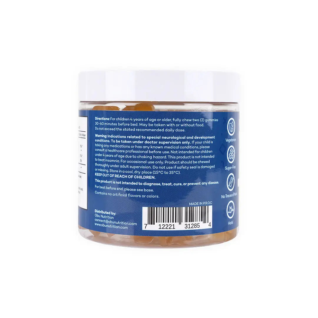 Obu Kids Sleep Mango Flavor 60 Gummies
