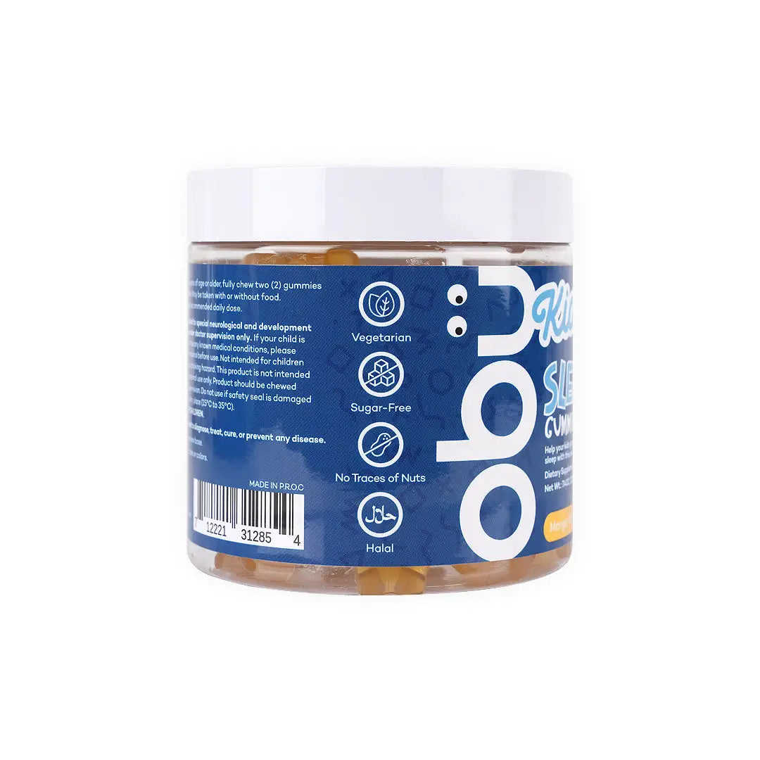 Obu Kids Sleep Mango Flavor 60 Gummies