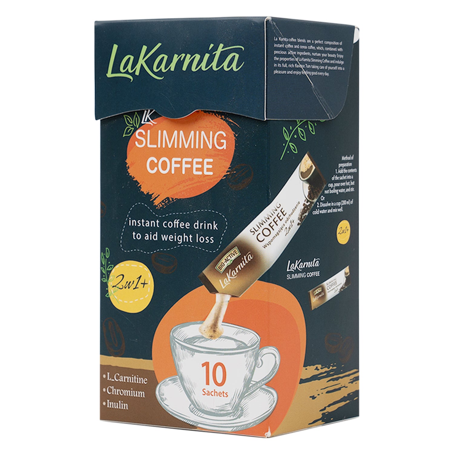 Big-Active Lakarnita Slimming Coffee 2in1 10Pcs