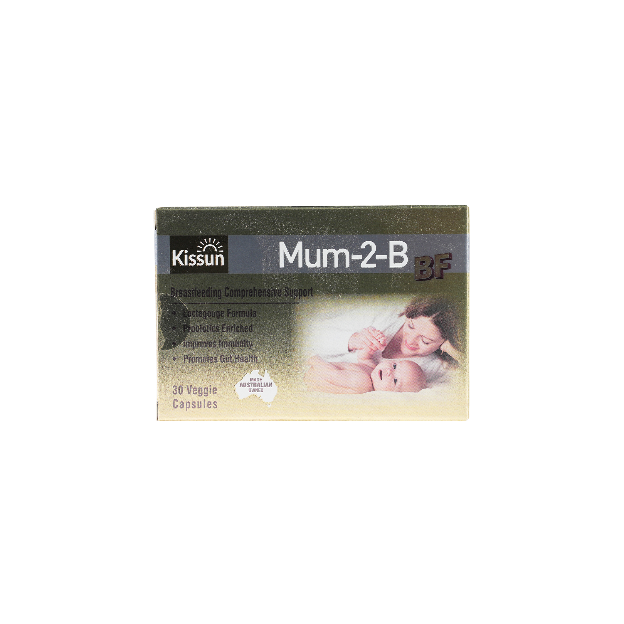 Kissun Mum-2-B BF 30 Veggie Capsules