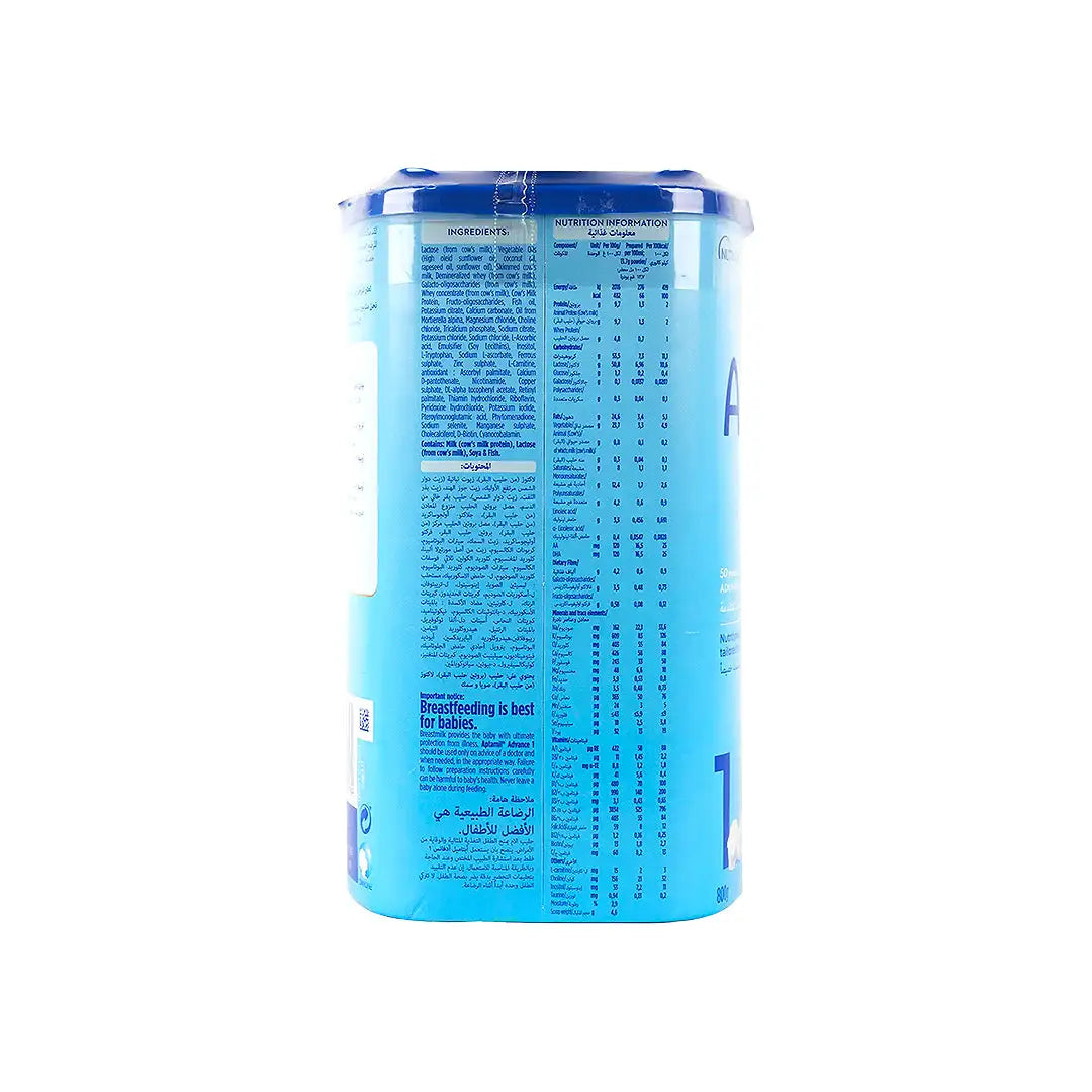 51643-Aptamil Advance Nutri Biotik No.1 Milk 800gm +2