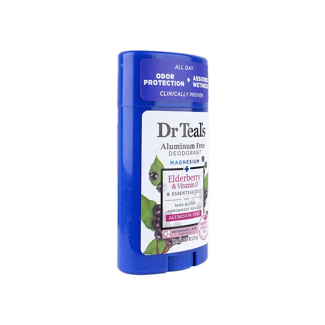 Dr Teals Aluminum Free Deodorant 75g - Elderberry &Vitamin D