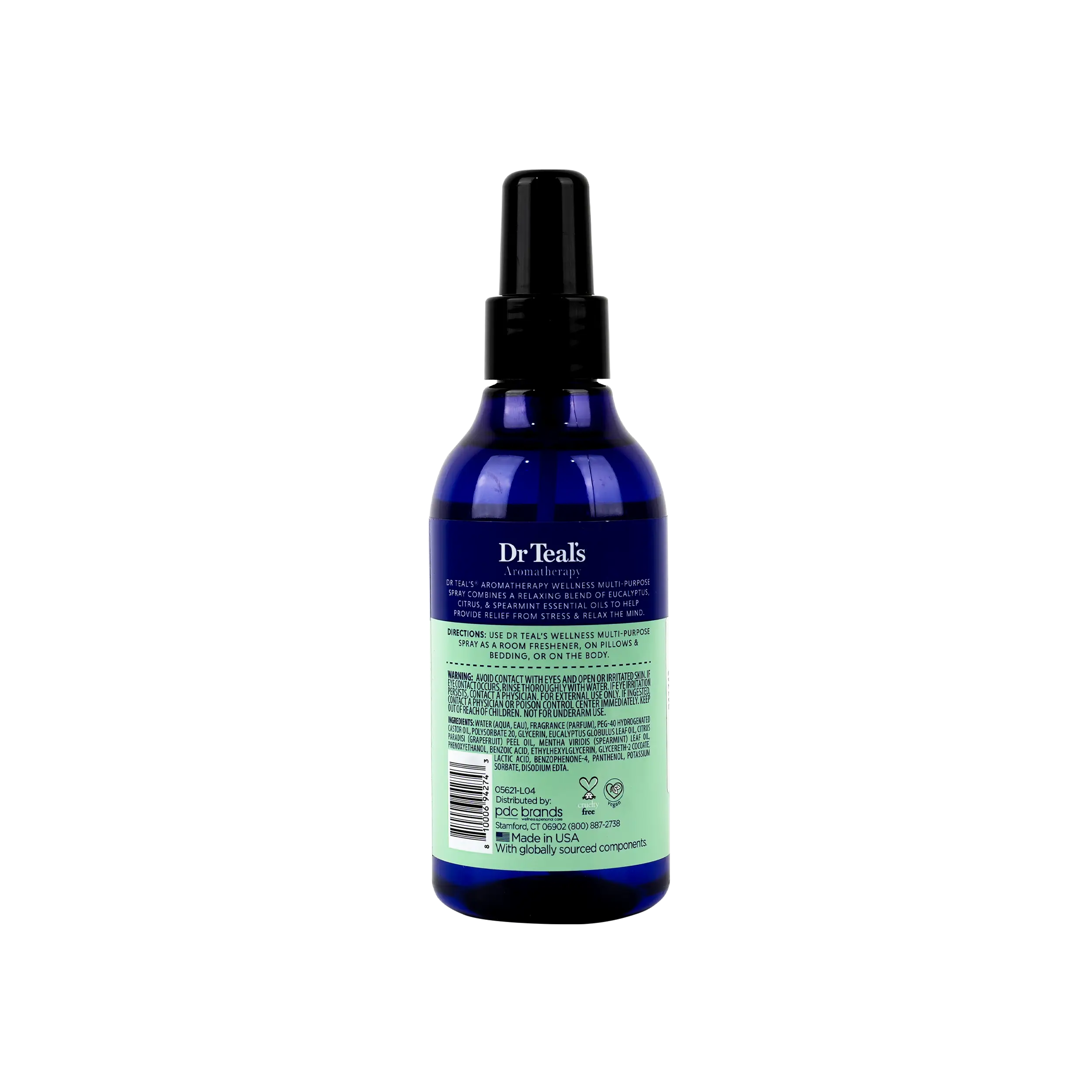 Dr Teals Aromatherapy Stress Relief Spray 177ml - Spearmint