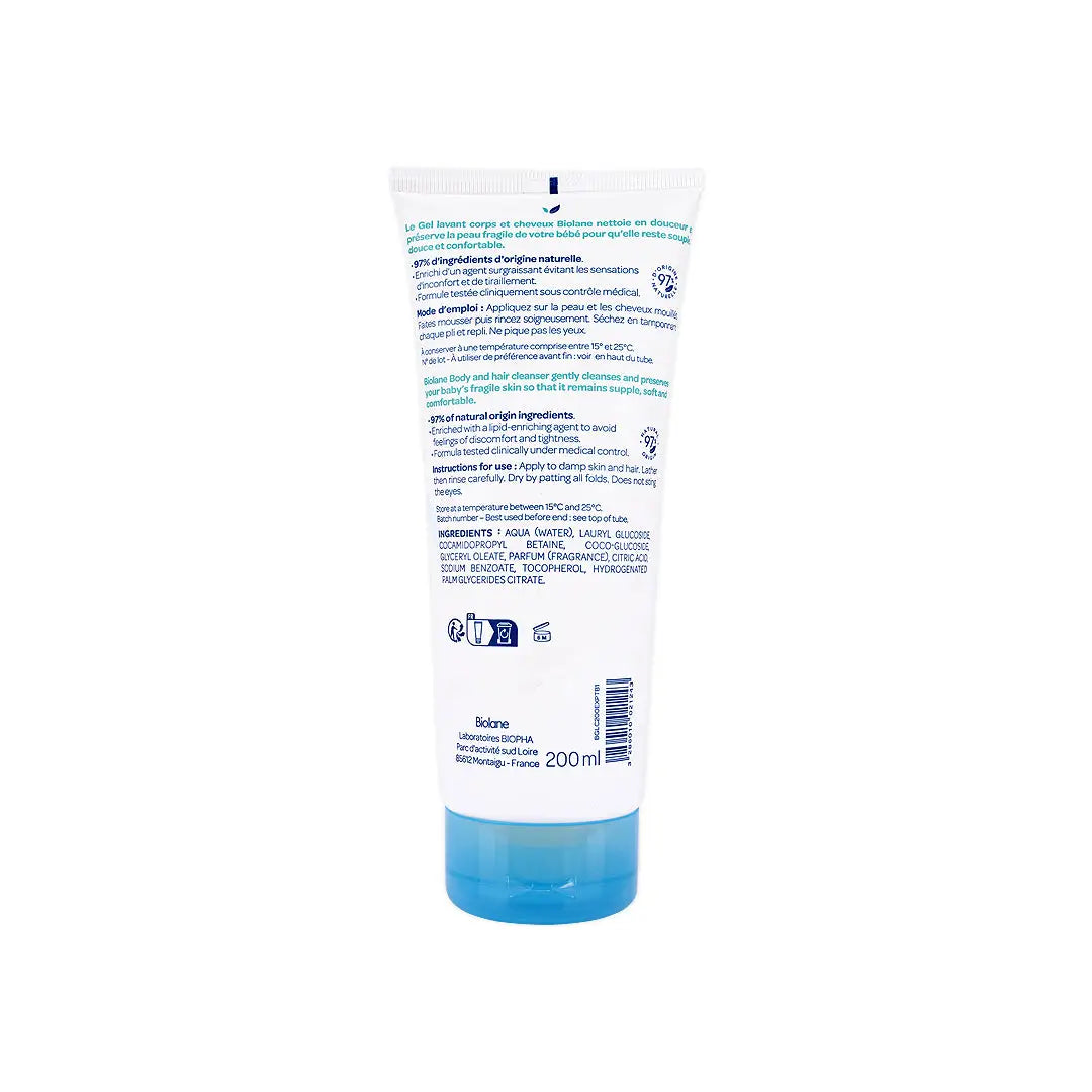 51662-Biolane Body And Hair Cleanser 200ml +1