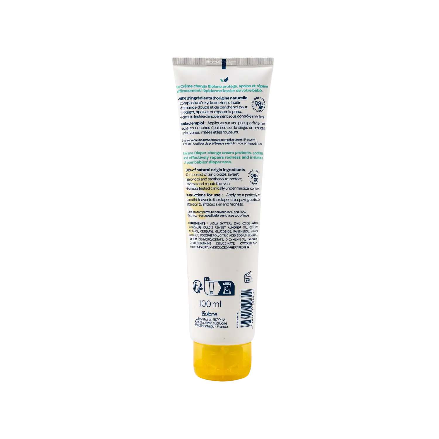 Biolane Diaper Change Cream 100ml