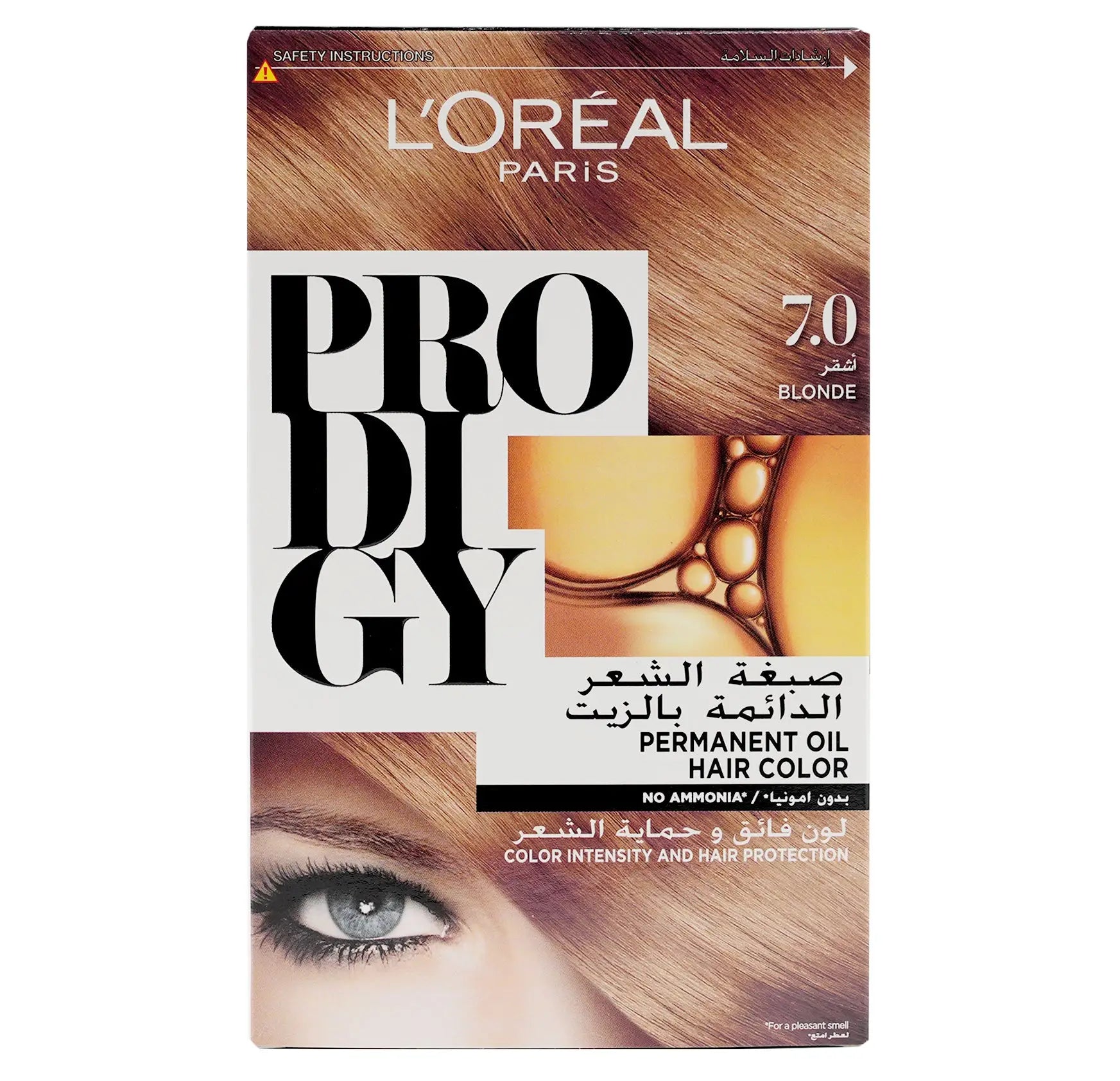 L’oreal Prodigy Permanent Oil Hair Color-7.0 Blonde