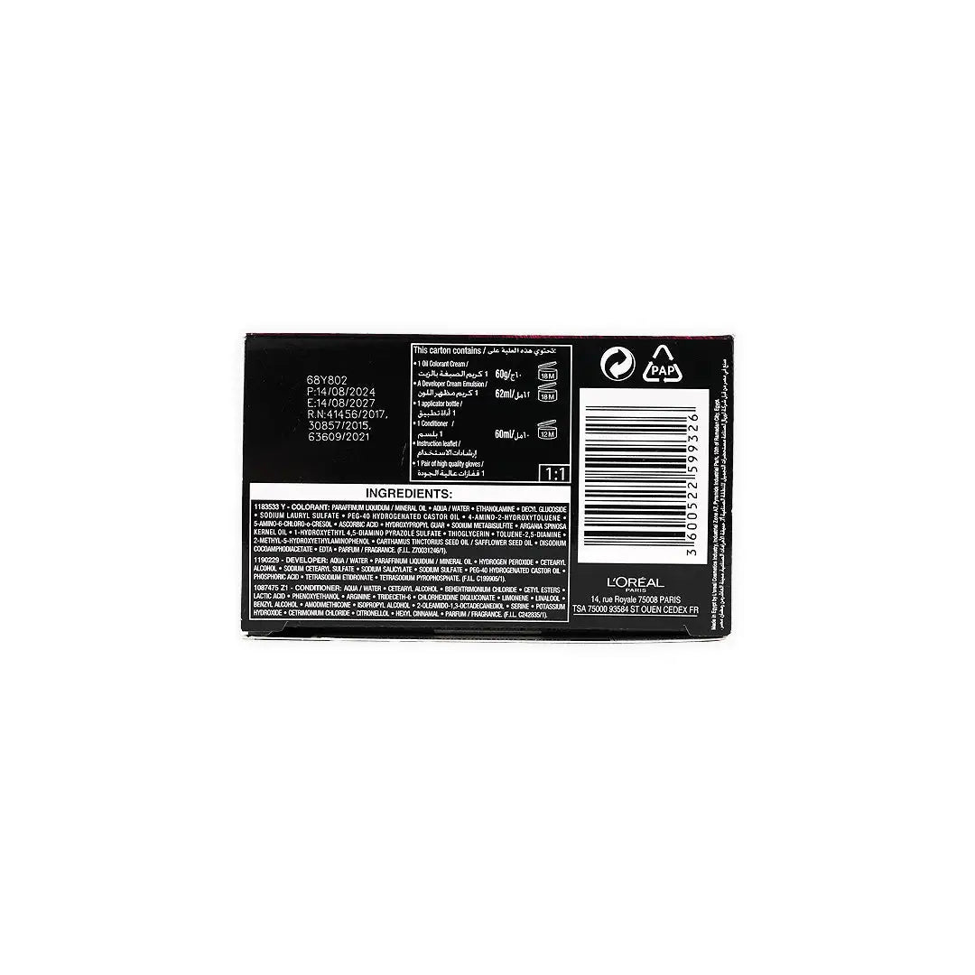 L_oreal Prodigy Permanent Oil Hair Color-4.60 Deep Red