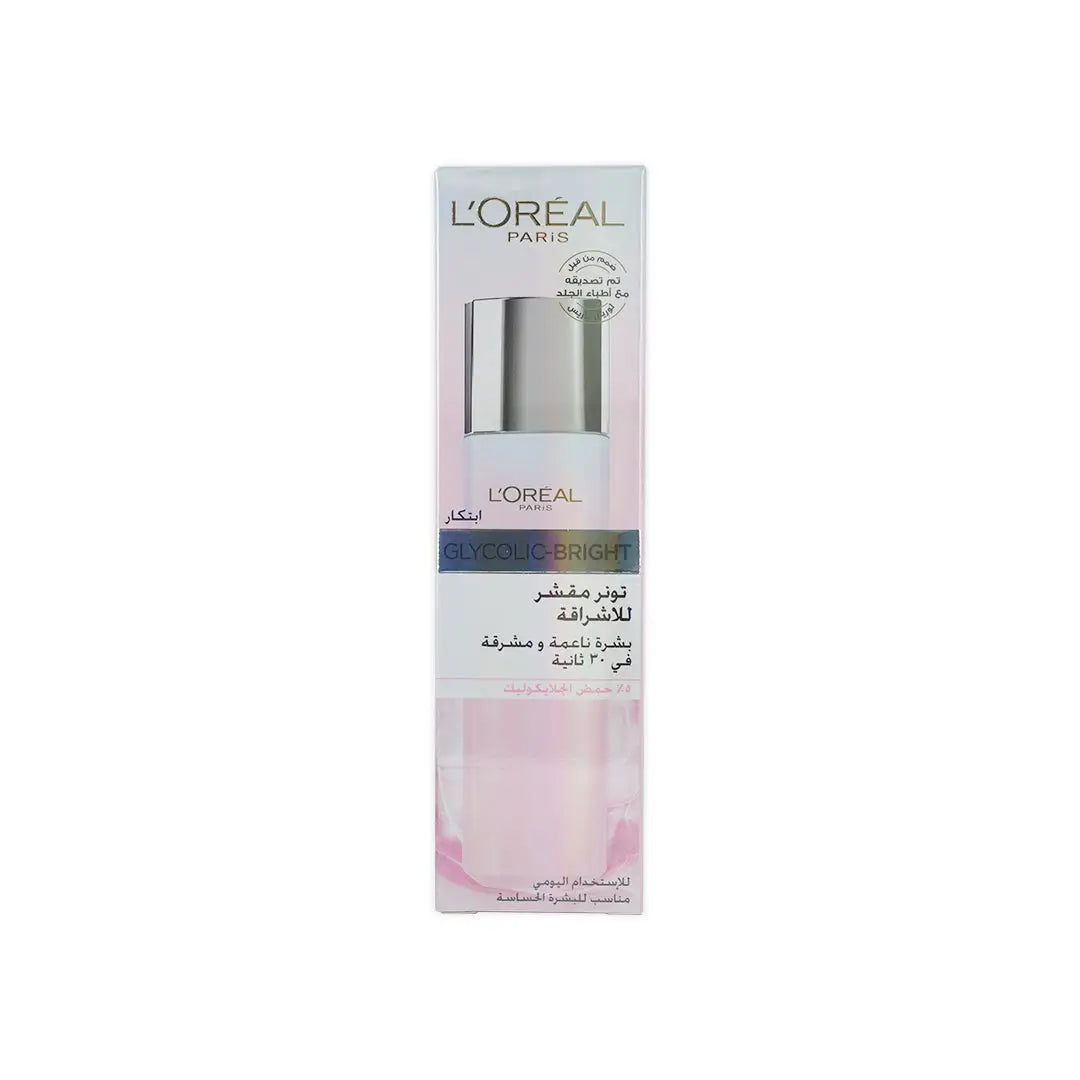 L_oreal Glycolic-Bright Glowing Peeling Toner 128ml