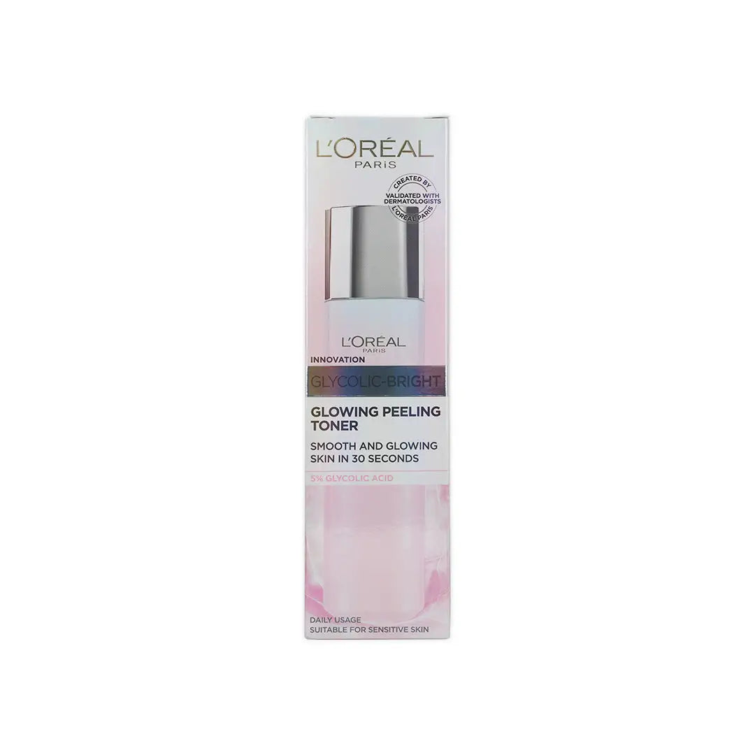 L_oreal Glycolic-Bright Glowing Peeling Toner 128ml