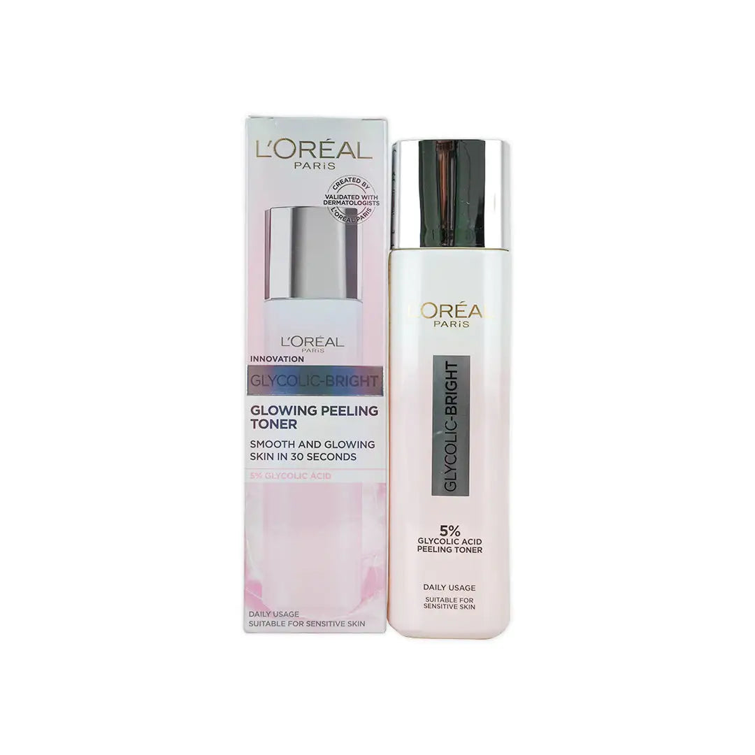 L_oreal Glycolic-Bright Glowing Peeling Toner 128ml