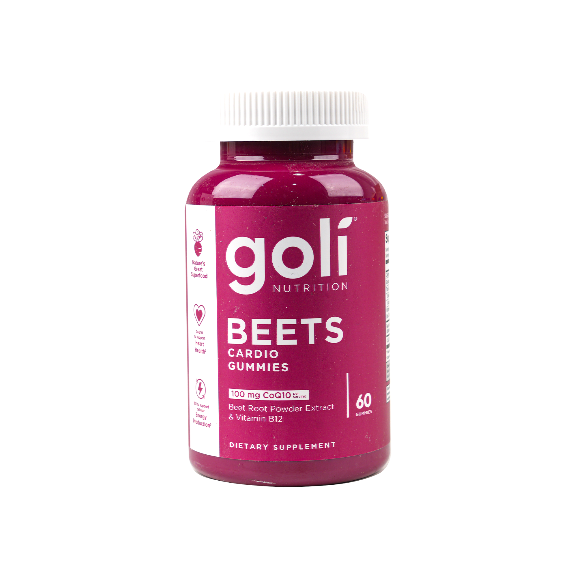 Goli Beets Cardio 100MG CoQ10 60 Gummies