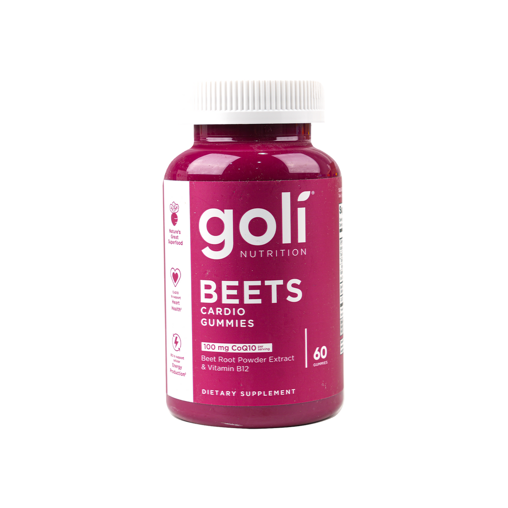 Goli Beets Cardio 100MG CoQ10 60 Gummies