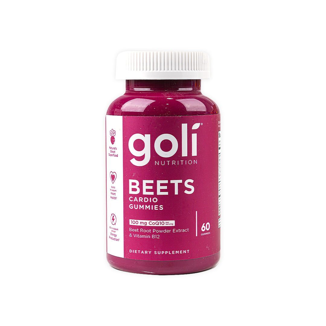 Goli Beets Cardio 100MG CoQ10 60 Gummies