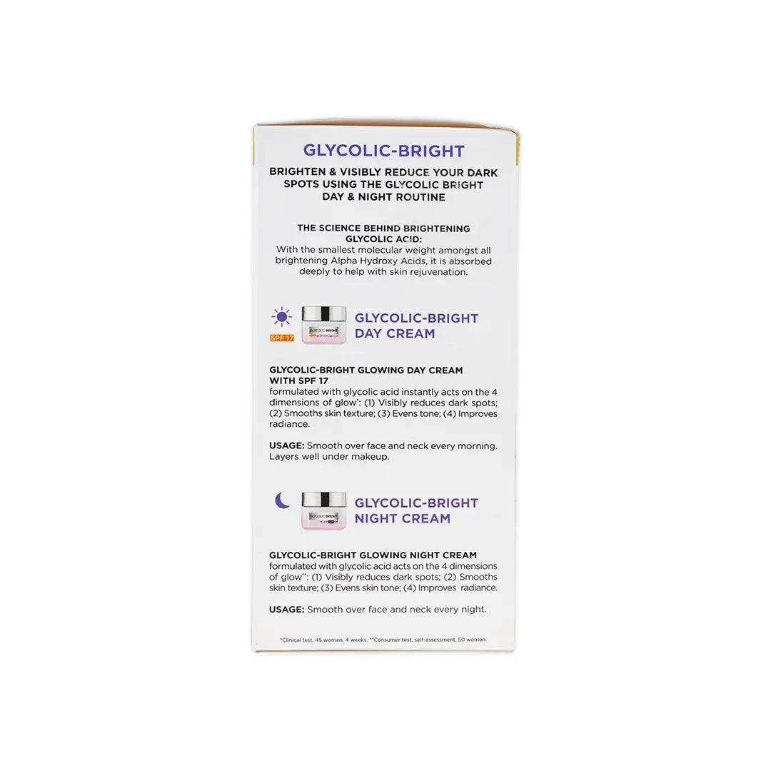 L_oreal Glycolic-Bright Glowing Day _ Night Cream 50ml