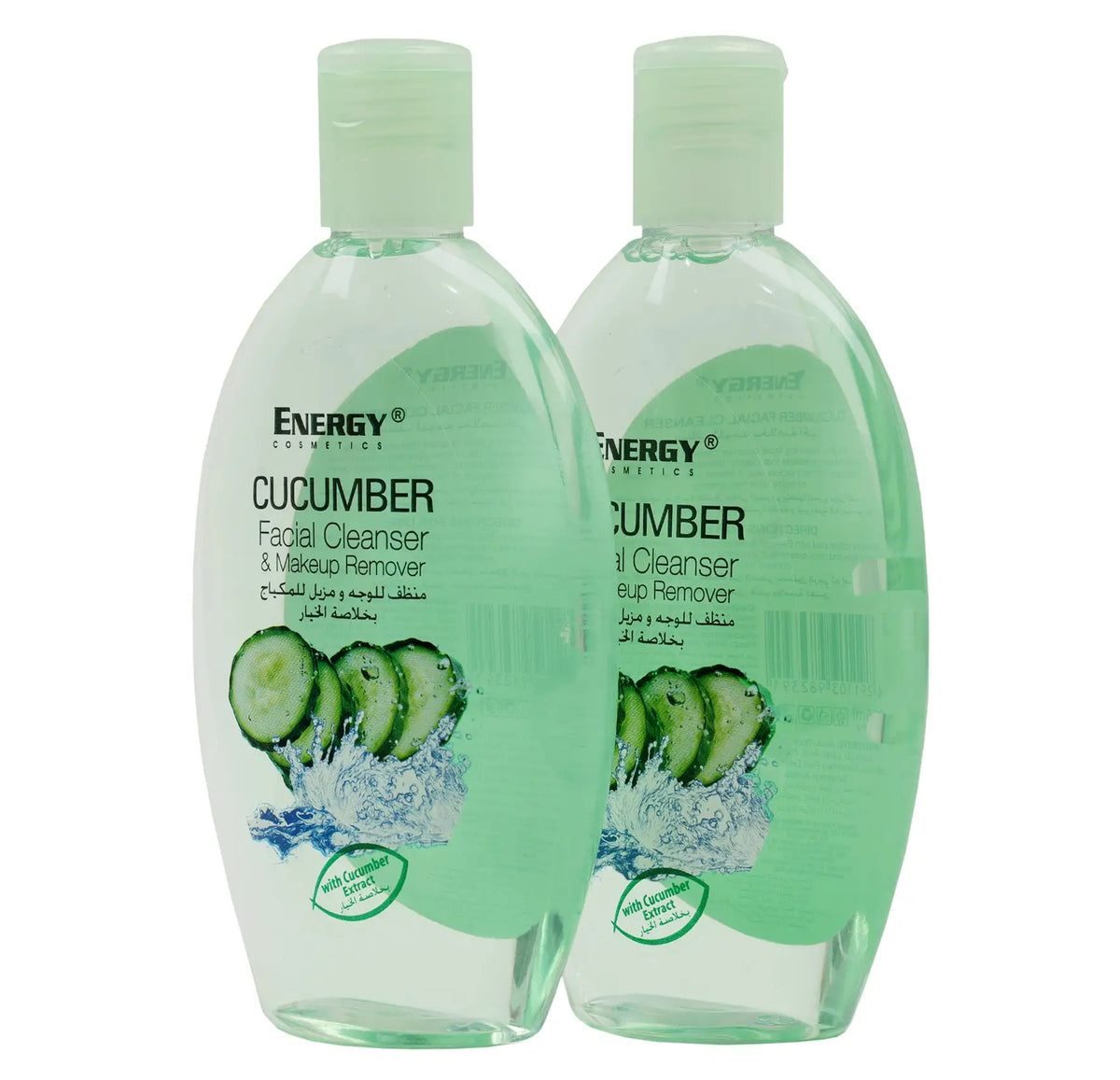 51689-Energy Facial Cleanser&Makeup Remover235ml-Cucumber 1+1Offer