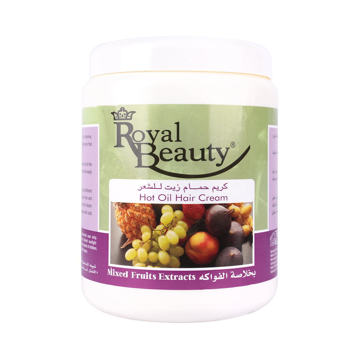 51695-Royal Beauty Hot Oil Hair Cream 1000ml - Mixed Fruit Extract 
