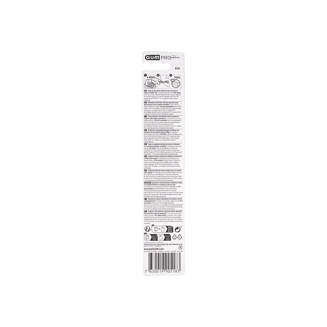 51696-GUM Pro Sensitive Toothbrush Ultra Soft +1