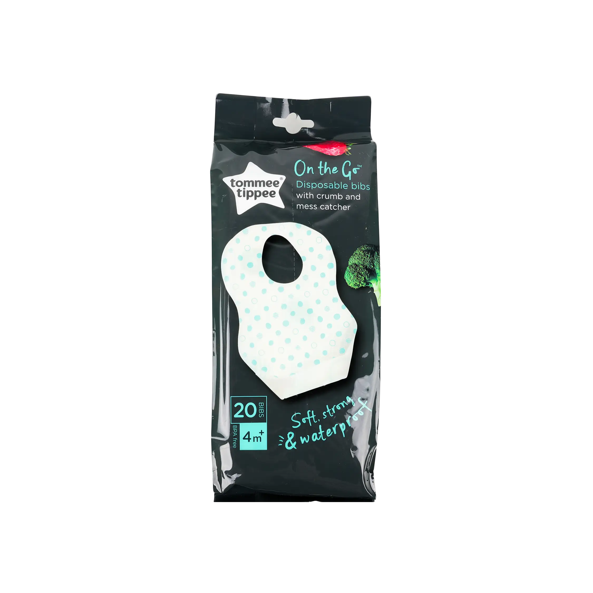 Tommee Tippee On The Go Disposable Bibs 4m+ 20 Bibs-5259