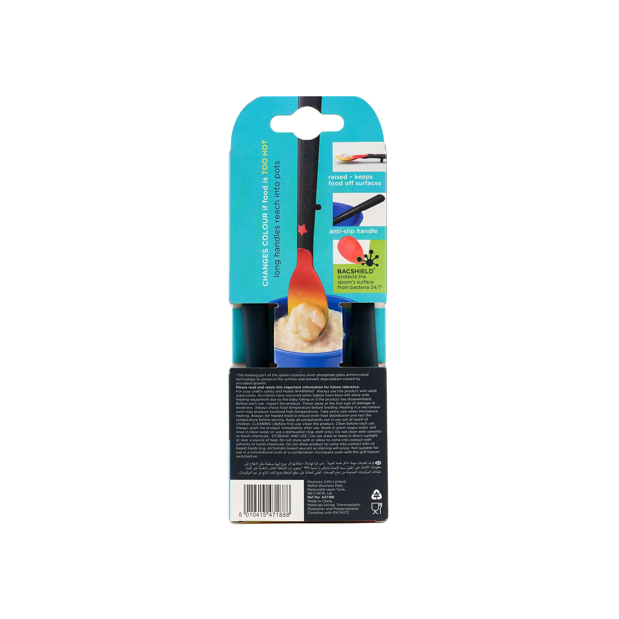 Tommee Tippee Heat Sense Soft Weaning Spoons 4m+ 4Pcs-1888