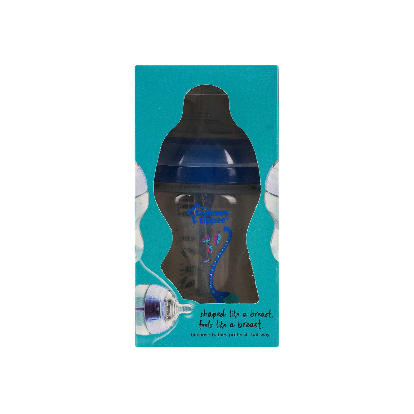 Tommee Tippee Advance Anti-Colic Bottle 0m+ 260ml-5757-Blue