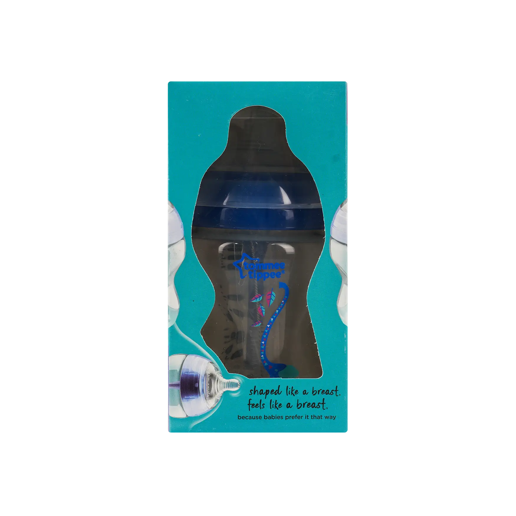 Tommee Tippee Advance Anti-Colic Bottle 0m+ 260ml-5757-Blue
