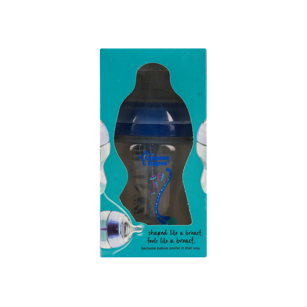 Tommee Tippee Advance Anti-Colic Bottle 0m+ 260ml-5757-Blue