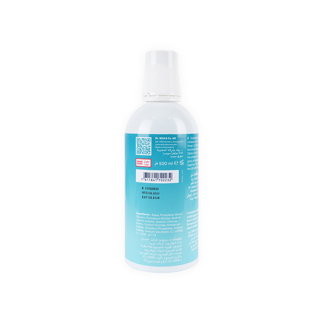 Wild Emoform Sensitive Mouthwash 500ml