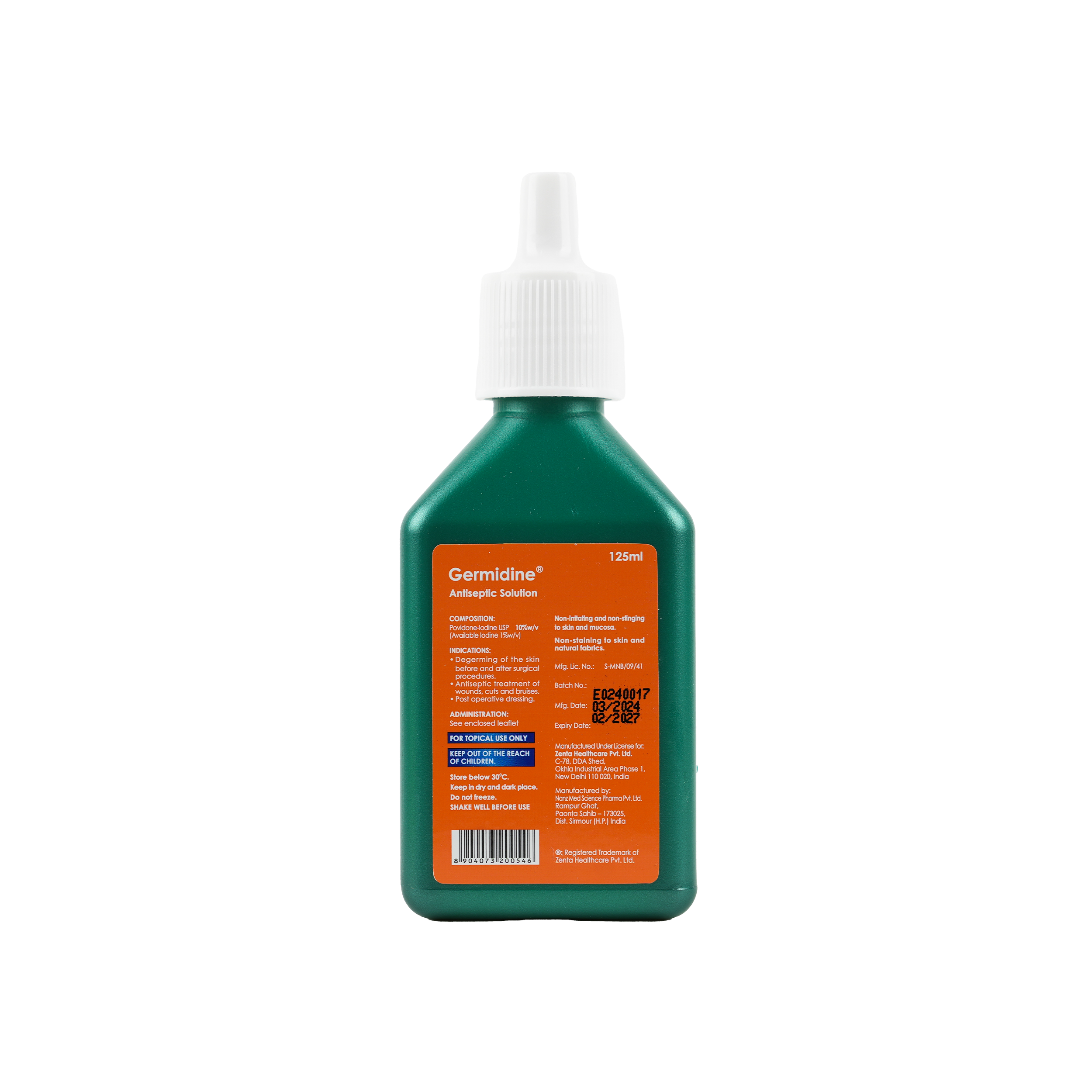 Germidine Antiseptic Solution 125ml