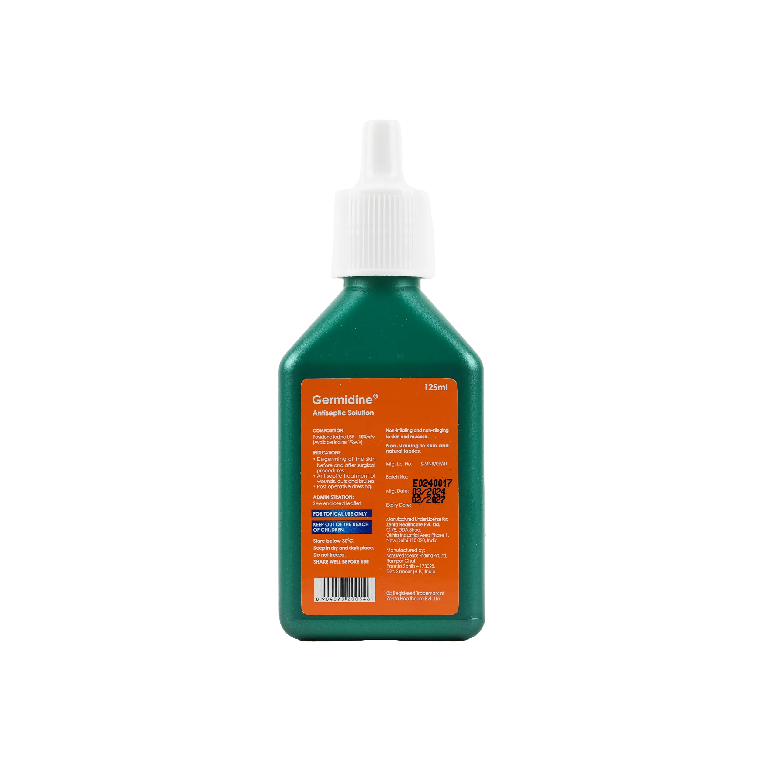 Germidine Antiseptic Solution 125ml