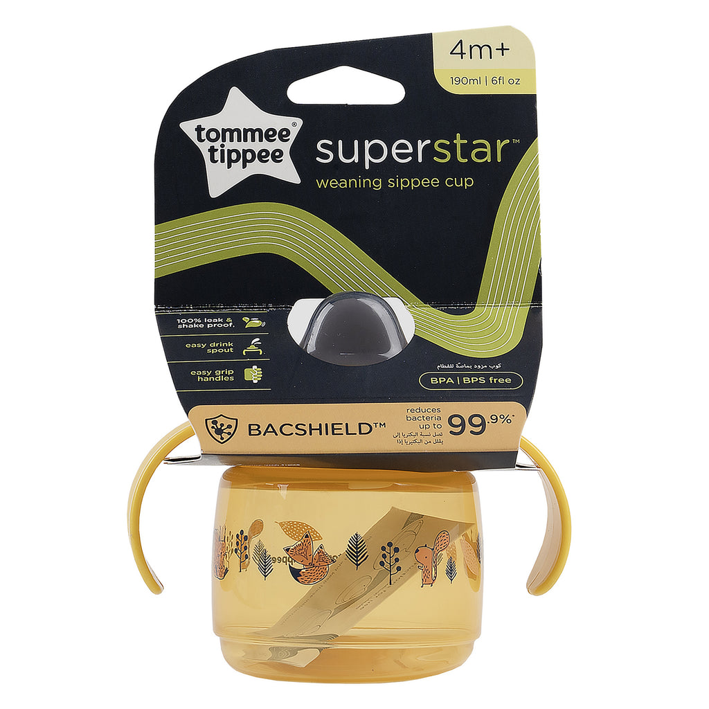 Tommee Tippee Super Star Weaning Sippee Cup 4m+ 190ml-8030