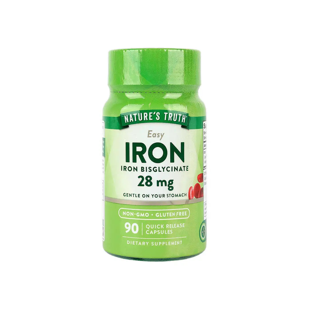 51758-Nature's Truth Easy Iron 28mg 90 Capsules