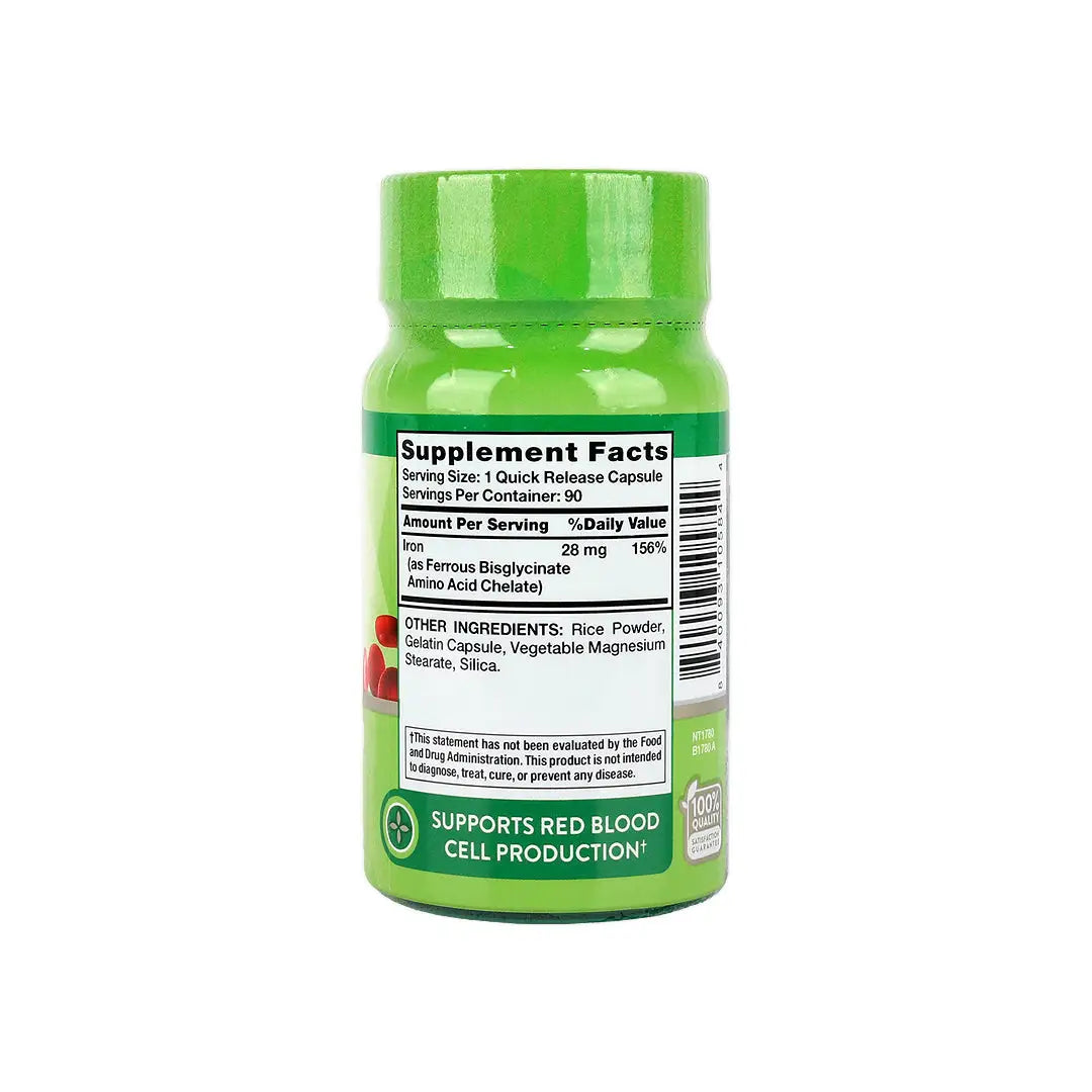 ناتشرز تروث إيزي آيرون 28 مجم 90 كبسولة