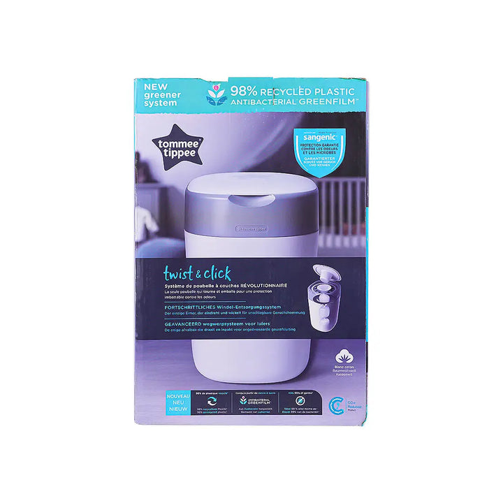 51760-Tommee Tippee Twist&amp;Click AdvancedNappy Disposal System 0013 +7