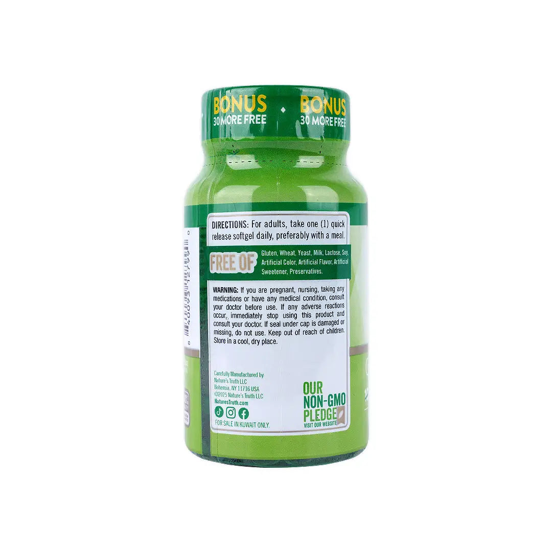Nature's Truth Vitamin D3 5000iu 130 Softgels - High Potency