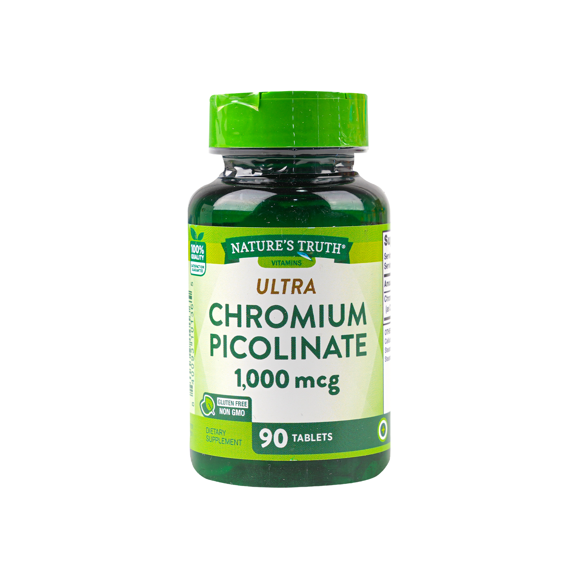 Nature's Truth Ultra Chromium Picolinate 1000 Mcg 90 Tablets