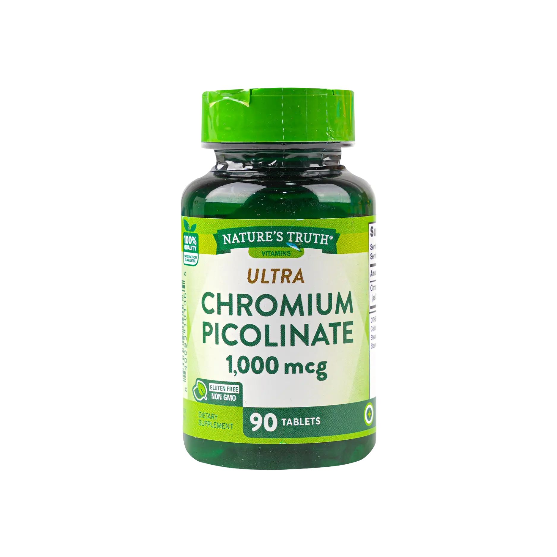 Nature’s Truth Ultra Chromium Picolinate 1000 Mcg 90 Tablets