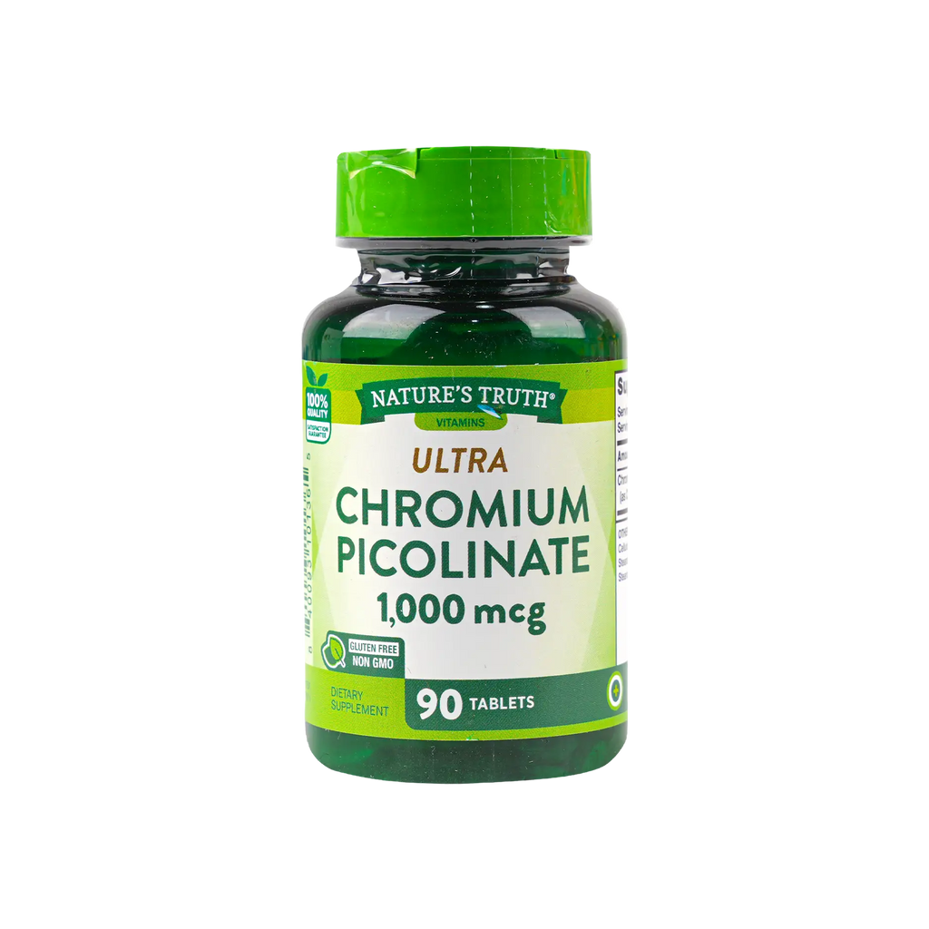 Nature’s Truth Ultra Chromium Picolinate 1000 Mcg 90 Tablets