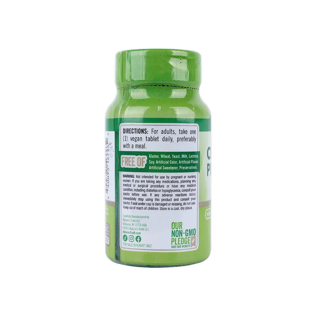Nature's Truth Ultra Chromium Picolinate 1000 Mcg 90 Tablets