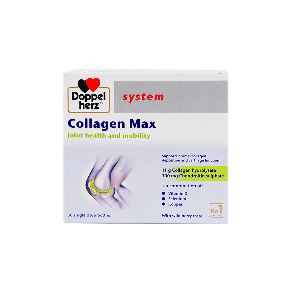 Doppelherz System Collagen Max 30 Single Dose Bottles