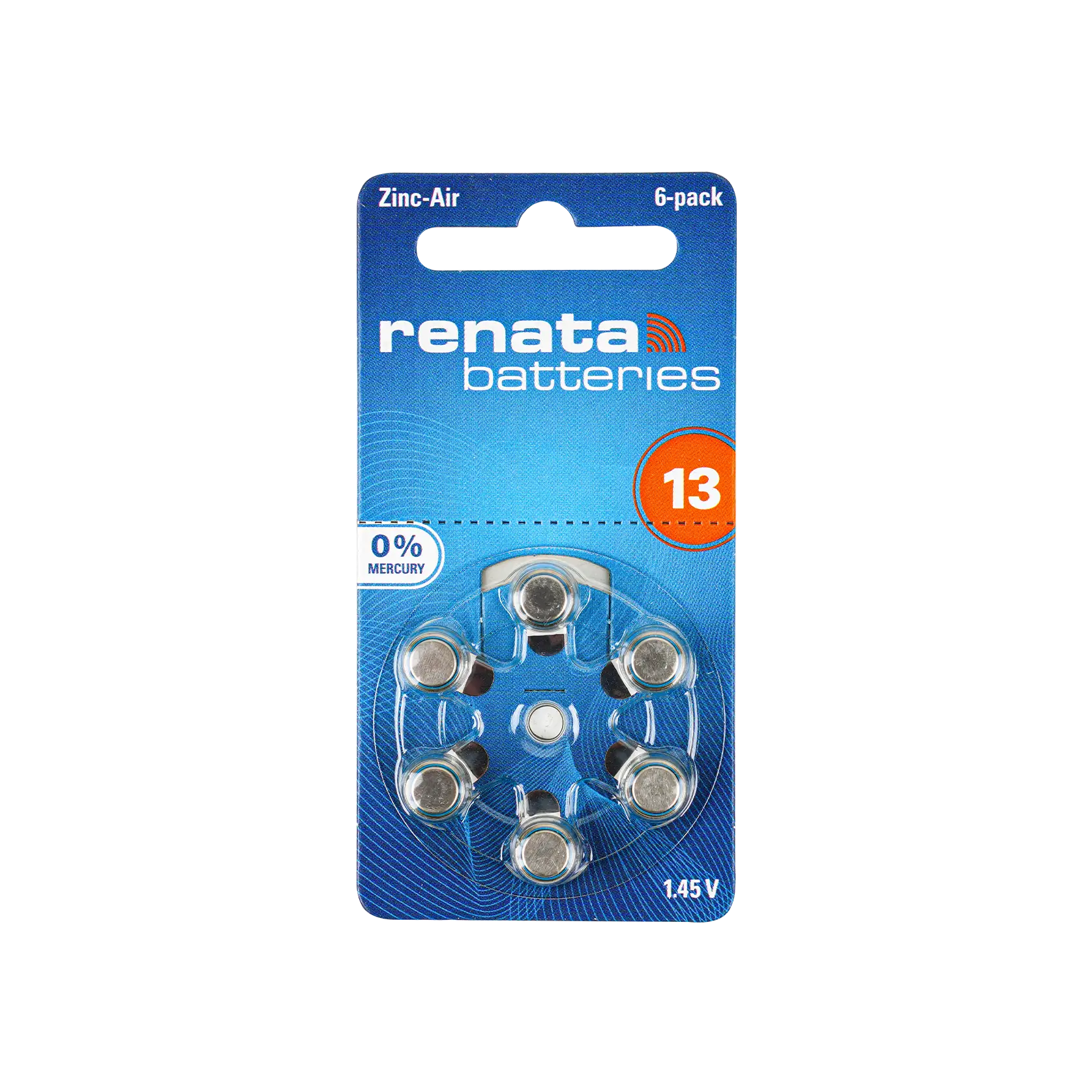 Renata Hearing Aid Battery 6pcs-13
