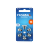 Renata Hearing Aid Battery 6pcs-13