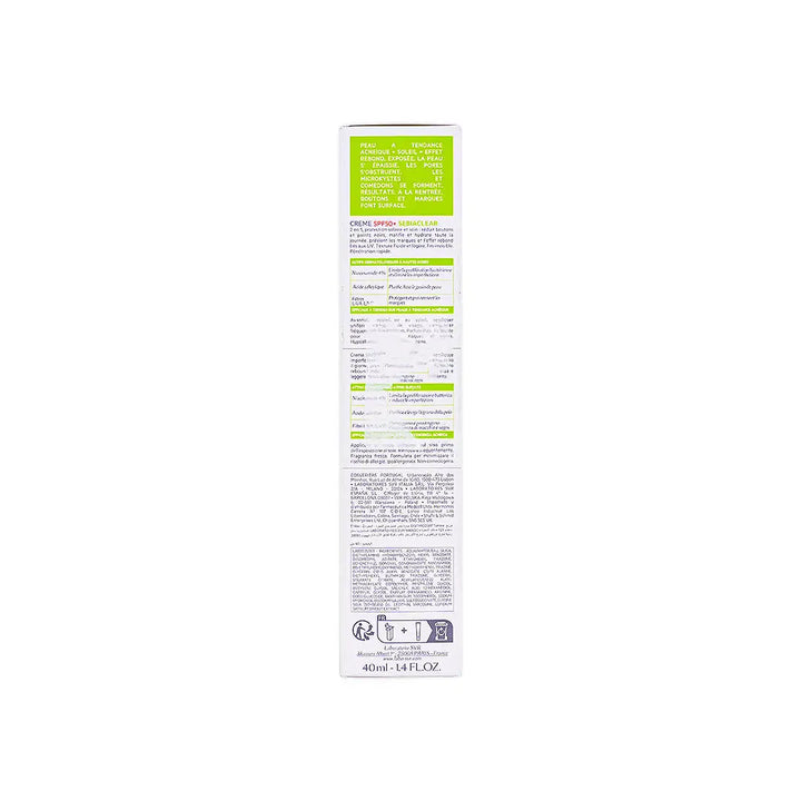 51775-SVR Sebiaclear Cream SPF50+ Mattifying 40ml +5