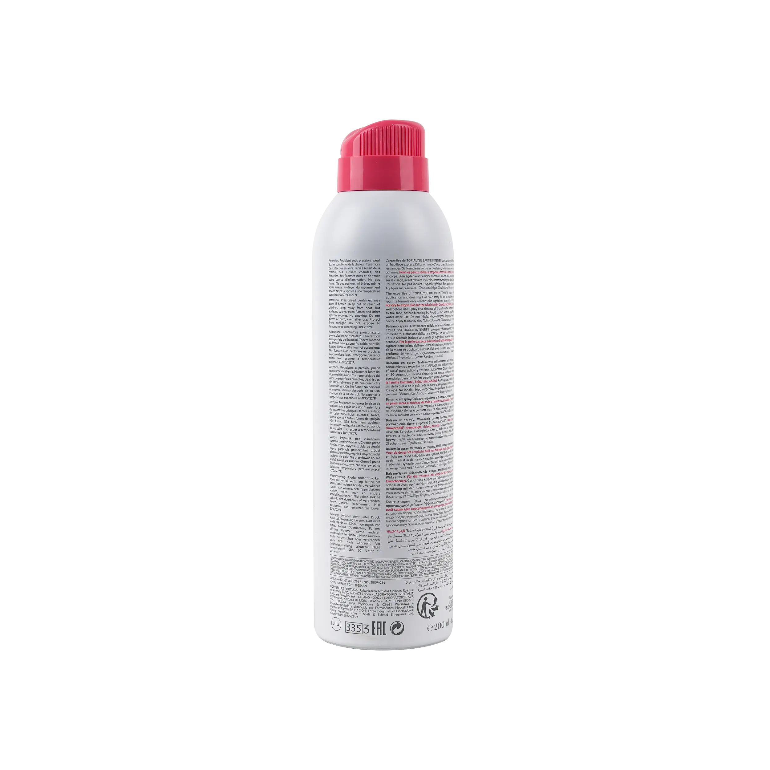 Svr Topialyse Baume En Spray Lipid-Restoring 200ml
