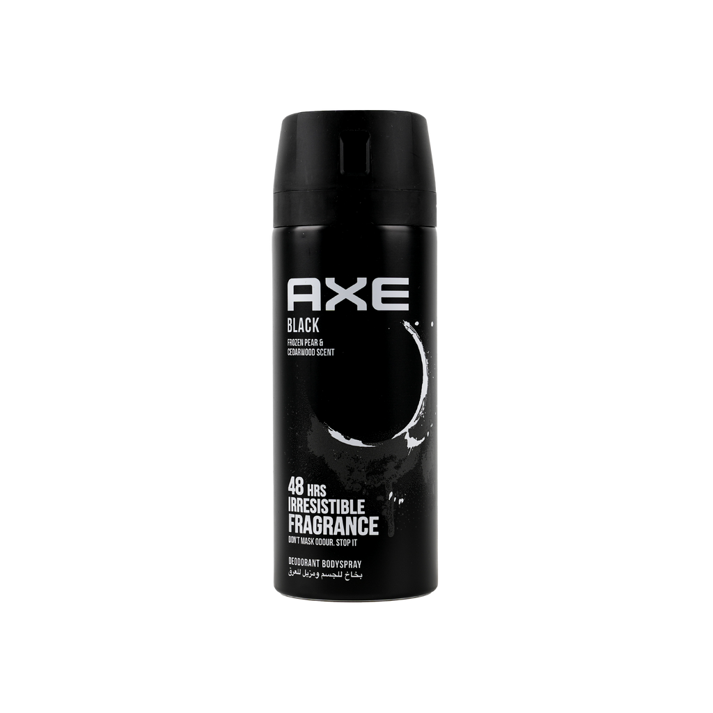 Axe Deodorant Body Spray 48hrs 150ml-Black