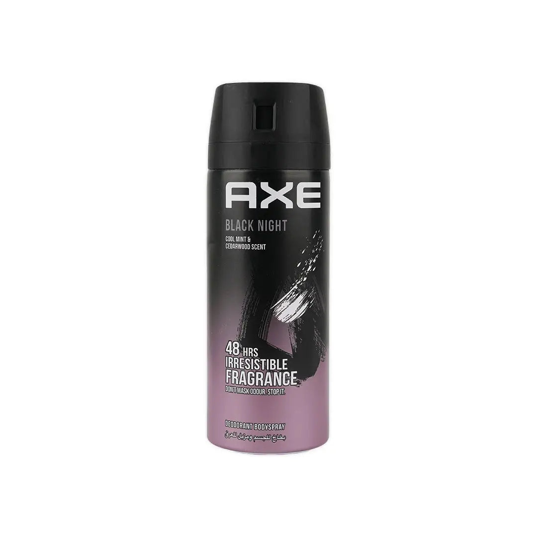 Axe Deodorant Body Spray 48hrs 150ml-Black Night
