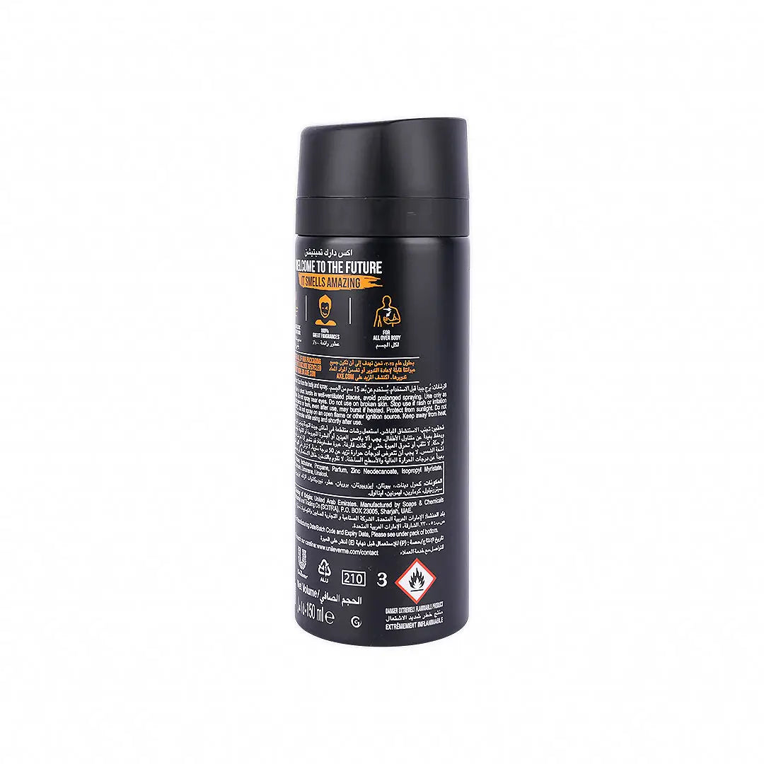 51788-Axe Deodorant Body Spray 48hrs 150ml-Dark Temptation +1