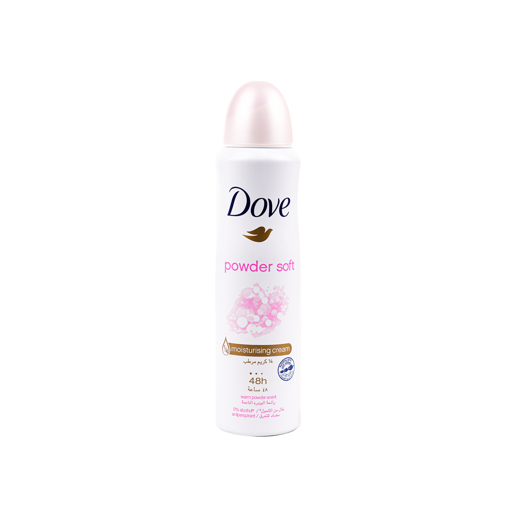 Dove Moisturising Cream 48Hrs Spray 150ml -Powder Soft