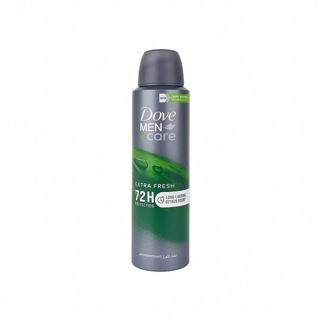 dove antiperspirant men care 48hrs spray 150ml extra fresh
