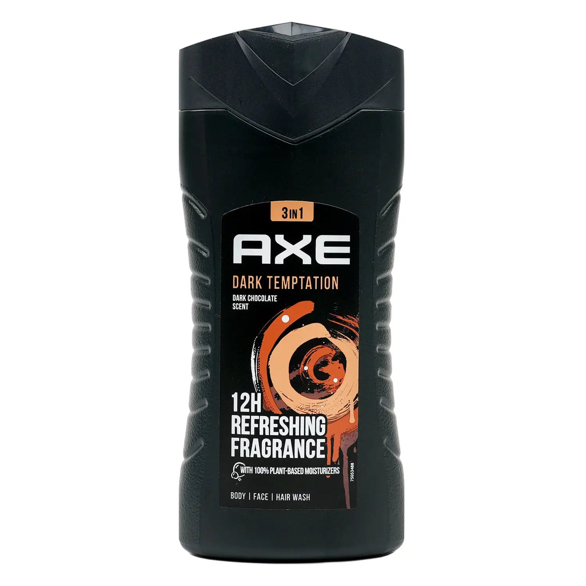 51803-Axe 3in1 Body, Face & Hair Wash 250ml - Dark Temptation