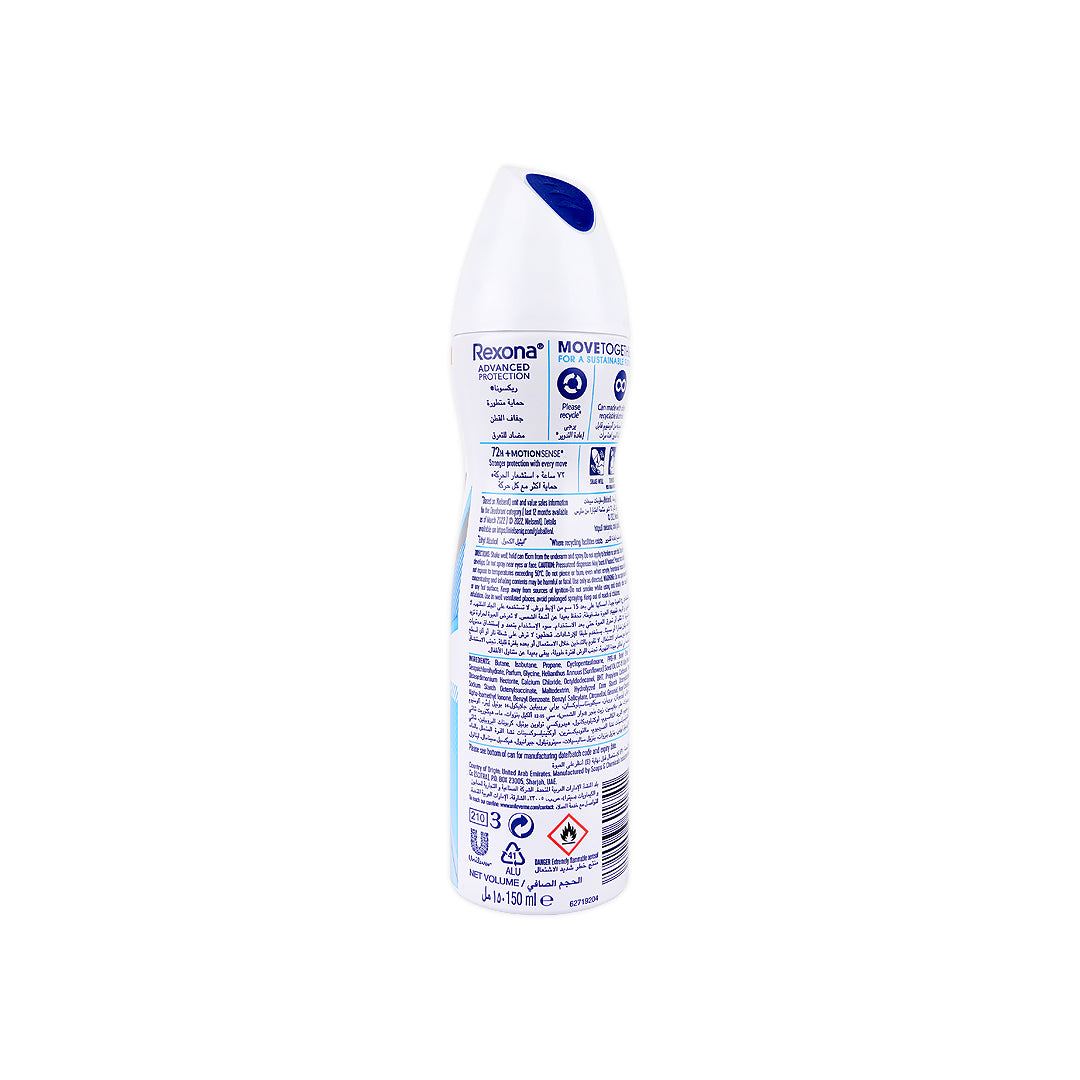 Rexona Anti-Perspirant Spray 72hrs 150ml-Cotton Dry